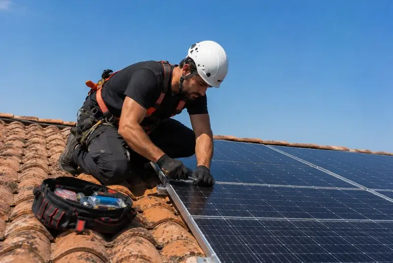 Maintenance et monitoring de panneaux solaires à Pont-de-Veyle