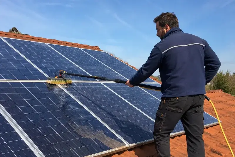 Nettoyage et entretien de panneaux solaires à Pont-de-Veyle